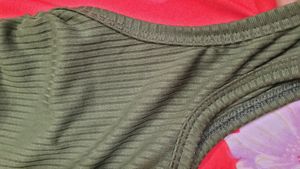 Olive Green Tank Top