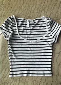 Striped Crop Top
