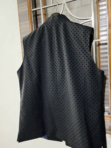 Black Sleeveless Jacket