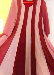 Striped Tunic Top With Salwar