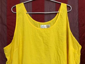 Time &amp; Tru Yellow Tank Top