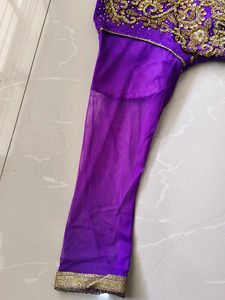 Purple Anarkali Dress