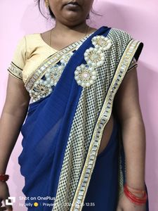 Blue Saree