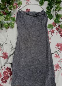 Urbanic Women’s Shimmer Halter Neck Bodycon Dress
