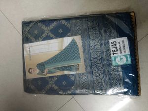 Foil Print Saree