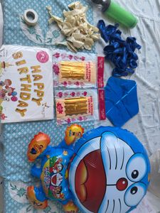 Doraemon Birthday Balloon Decoration Set