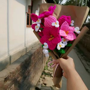 Crochet 🧶 Lily N Tulip Bouquet 💐