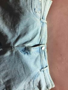 Denim Mini Skirt