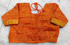 Orange color Cotton Blouse
