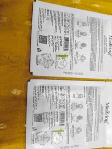 Masking Facial Sheet Mask ❤️ Pack Of 2