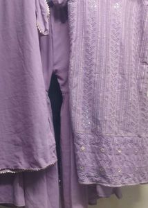 Lavender Kurta Set
