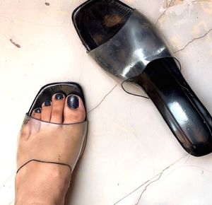 Transparent strap Sandal