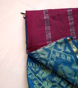 New Lilen Jamdani Saree 🌼
