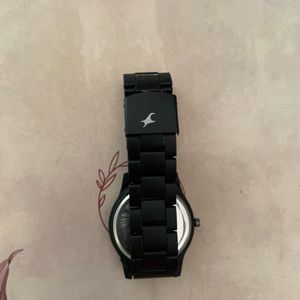 Trendy Fastrack Black Watch