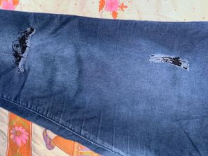 Ripped Dark Wash Jeans