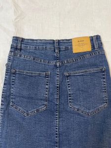 Denim Short Skirt