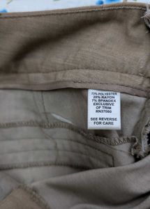 Beige formal pants