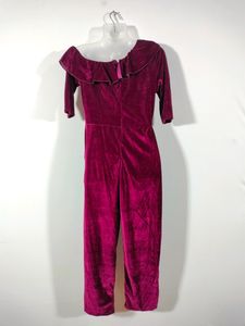 Maroon Casual Jumpsuit (Women&#39;s)