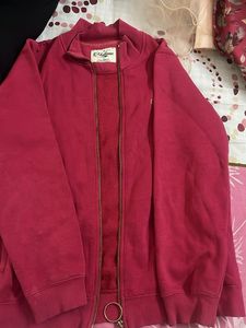 Pink Zip-Up Jacket