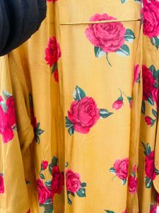 Flower Print Beach Shrug