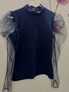 High Neck Ballon Top