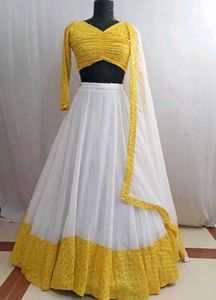 Haldi Lehnga Set
