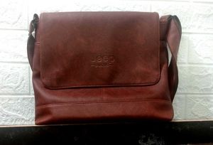Leather Messenger Bag