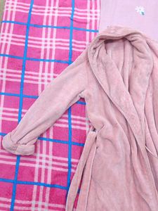 Pink Charlotte Furr Bathrobe