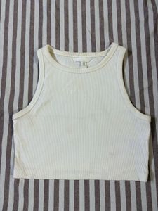 H&M White Tank Top