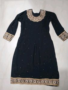 Elegant Black Kurta