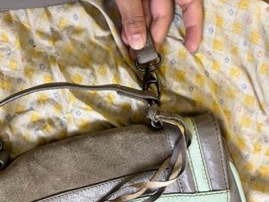Suede Leather Sling Bag
