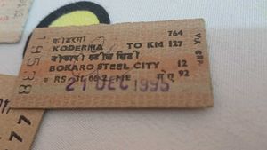 Vintage Train Tickets
