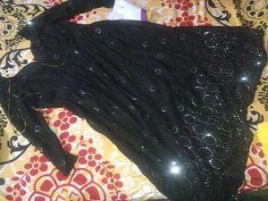 New/Unused Embroidery 🪡 Trendy Black Gown