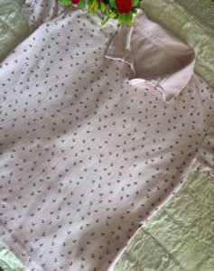 Pink Floral Polo Shirt