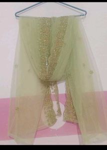 Navy Blue Gharara Dress With Dupatta