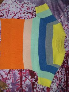 Colorful Striped Top