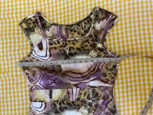 Stretchy Abstract Print Dress Just 34 Waist 30