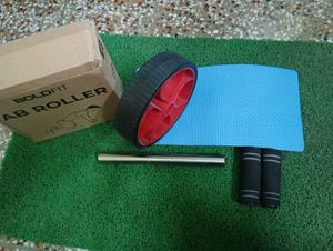 Ab Wheel Roller with Mat