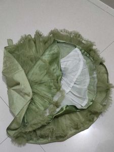 Green Party Dress(pistagreen)