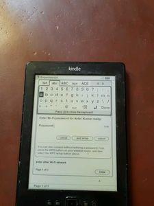 Amazon Kindle Without Backlight