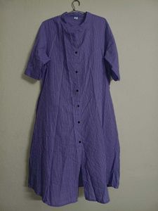 lavander A-line kurta set for women