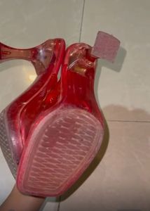 Red slim heels