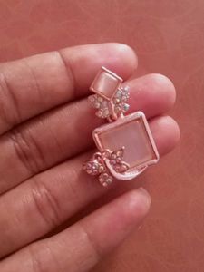 Pink Butterfly Earrings