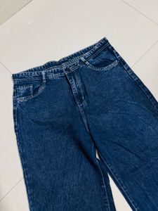 Wide Leg Dark Wash Jeans