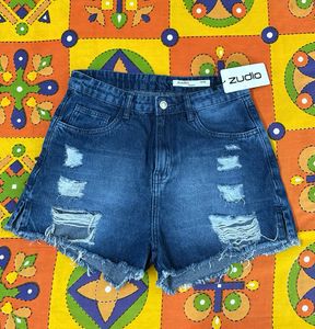 ZUDIO High Waist Denim Shorts