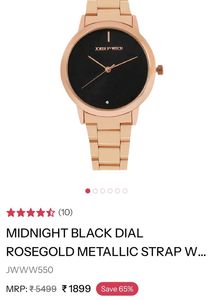 Joker & Witch Rose Gold Watch