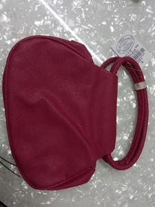 Pink Small Hand Purse ( New) With Dmart Tag
