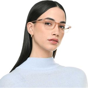 Lenskart Matte Pink Full RimRectangle Air