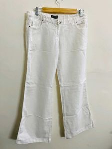 Armani White Trousers
