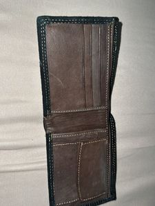 Suede Leather Black Wallet